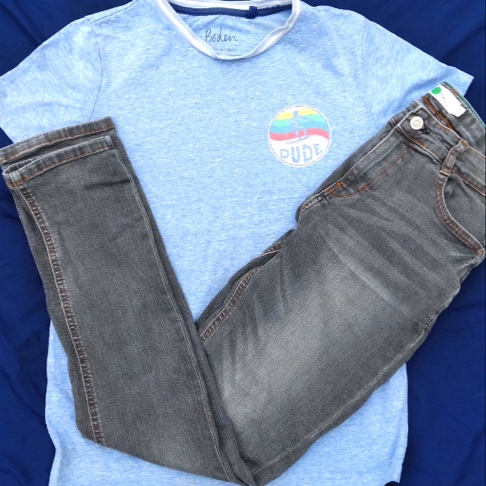 COPY - Boys Borden shirt and Jeans. Size 14y.